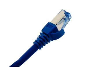 Cordon de brassage CAT6A S/FTP LSOH 15 m bleu