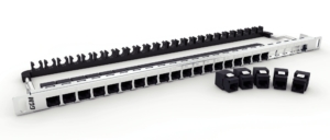 Panneau 24 ports 0.5U (ID# 25/48) équipé de 24 noyaux NKJUC6TL