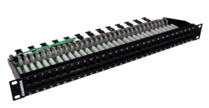 Panneau téléphonique 60 ports RJ45 CAT3 UTP 1U noir (3,6 ; 4,5)