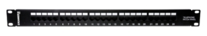 Panneau Tel 25P INITIO Cat3 1U, 36/45, noir