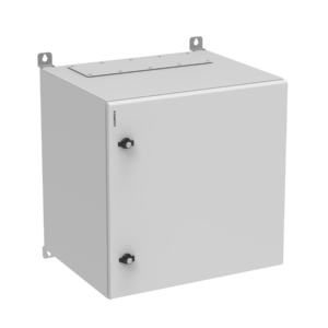 Coffret 19″ IPBOX 12 U prof 500 mm porte pleine
