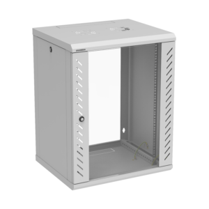 Coffret 19″ MODULBOX 15 U prof 500 mm – Gris