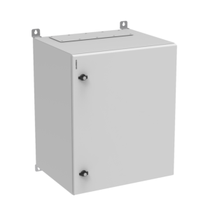 Coffret 19″ IPBOX 15 U prof 500 mm porte pleine