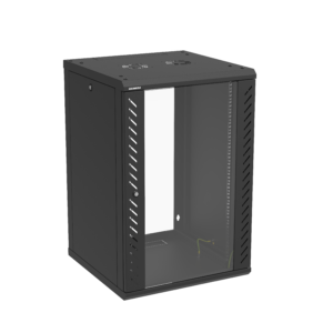 Coffret 19″ FLATBOX 18 U prof 600 mm – Noir