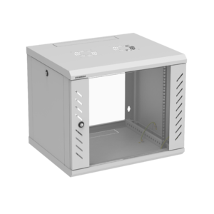 Coffret 19″ MODULBOX 9 U prof 500 mm – Gris