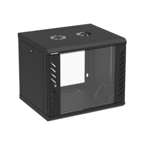 Coffret 19″ MODULBOX 9 U prof 500 mm – Noir