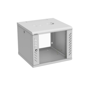 19″ Wallmount cabinet MODULBOX 9U 600 mm depth – GREY