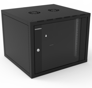 Coffret 19″ INIBOX 9 U prof 560 mm – Noir