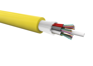 Câble 72 fibres OS2 9/125 interieur/extérieur mèches de verre LSOH euroclass DCA