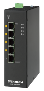 Switch Industriel non-manageable RAIL DIN 5 ports GE dont 4-PoE+ (120W)