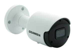 Caméra IP PoE Tube 5MP IR 30 m, Focale fixe 2.8 mm, micro intégré, IP67 – NDAA