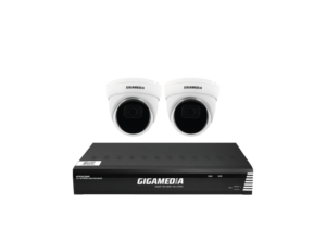 Kit vidéo surveillance 5MP 2x caméras dômes+ 1x NVR PoE 4 canaux + 1 To HDD
