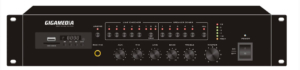 Amplificateur mélangeur 5 zones avec message pré-enregistré 480W