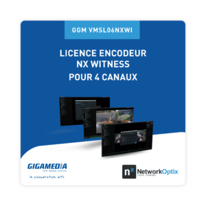Licence encodeur Nx witness pour 4 canaux