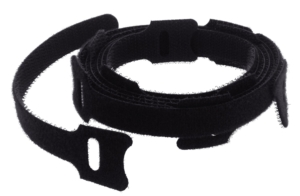 Lot de 10 colliers auto-agrippant 150 x 22 mm noir