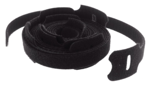 Lot de 10 colliers auto-agrippant 306 x 25 mm noir