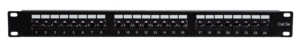 Panneau 24 ports catégorie 5E UTP IDC 90 type 1U