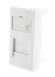 Plastron droit 1 port 22,5×45 avec volet