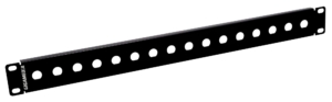 PANEL 16P EMPTY TO EQUIP BNC 1U BLACK