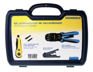 Kit d’outillage pour sertissage RJ et insertion bloc CAD