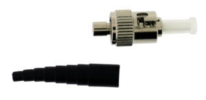 Epoxy multimode ST heat-cure connector 2,5mm with 900µm beige colour boot