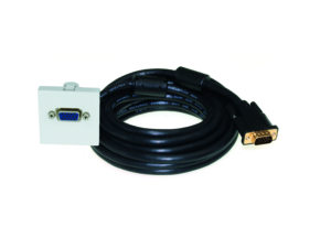 VGA ADAPTOR FACEPLATE F/M 15M