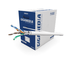 Câble CAT6A 4 paires AWG23 F/FTP SLIM LSOH Dca, Blanc (box de 305m Reelex)