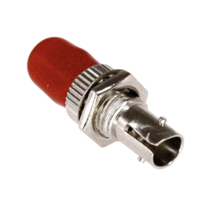 ST simplex singlemode adaptor, metal body, ceramic sleeve