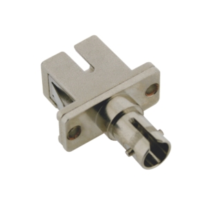 Raccord monomode ST/SC simplex, corps métal, centreur céramique