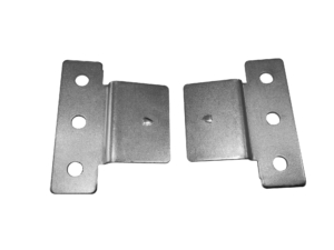 Lot de 2 pattes de fixation – Acier zingué