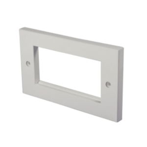 Plastron 86×146 double gang faceplate