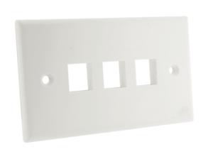 Plastron Italien 3P horizontal blanc