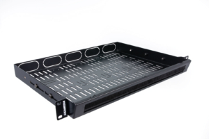 Etagère support cordons 19″ 1U – Noir