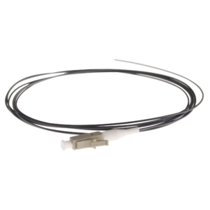 SC multimode OM3 50/125µm semi-tight buffer easy-strip pigtail, 1 meter, aqua