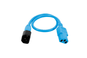 Cordon d’alimentation C13 / C14 0,5 m – Bleu