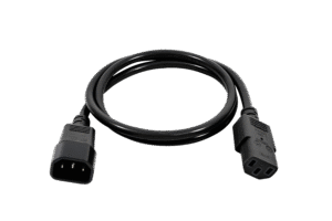Cordon d’alimentation C13 / C14 1 m – Noir