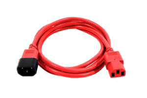 Power cord C13 / C14 2 m – Red