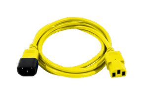 Power cord C13/C14 2m yellow