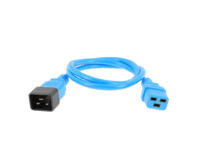 POWER CORD C19/C20 1M BLUE