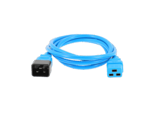 Cordon d’alimentation C19 / C20 2 m – Bleu