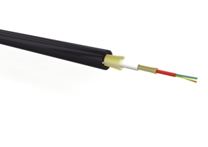 4FO G657A2 9/125 µm gel-free aerial/duct LSZH Dca/HDPE dual sheathed