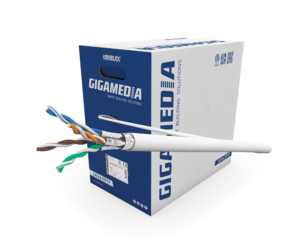 Câble catégorie 6A FFTP 4P AWG23 SLIM HF-FR Cca blanc, box Reelex 305M