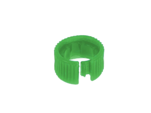 Lot de 50 bagues de couleur verte pour cordon RJ45 diamètre 6 mm
