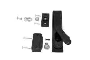 Poignée de porte pour cylindre ASSA – Noir