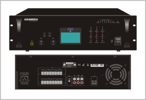 AMPLI 19″ IP 100V 8 ZONES 240W