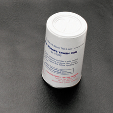 Fiber scraps trash can, dimensions 104.1 mm x 66 mm