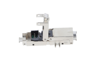 Field termination coupler CAT6A Class EA 10G toolless low profile, shielded