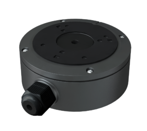 Outdoor use camera junction box wall and ceiling Dark grey color