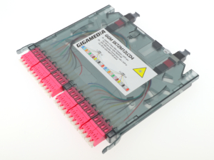 24FO OM4 cassette, Universal type, with 2 MTP to 12LC DX for GGM P6MTP144F panel