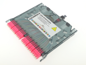 24FO OM4 cassette, Universal type, with 1 MTP to 12LC DX for GGM P6MTP144F panel